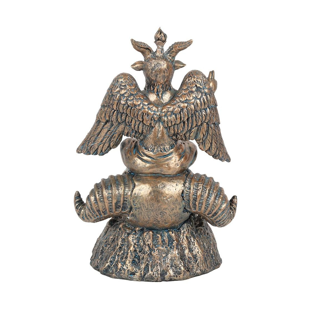 Etwas anderes Baphomet Backflow Räuchergefäß aus Kunstharz in Braun - Bild 2