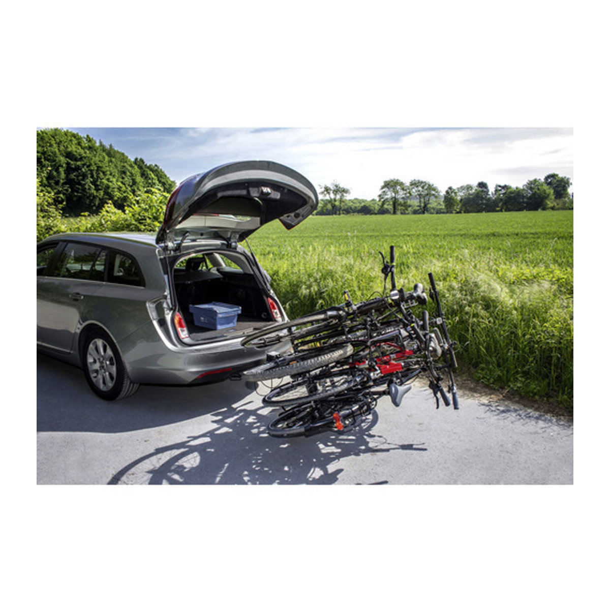 Eufab Fahrradträger AMBER IV Heckträger für Anhängerkupplung für 4 Fahrräder B/H/T: 102 x 83 x 72 cm - Bild 2