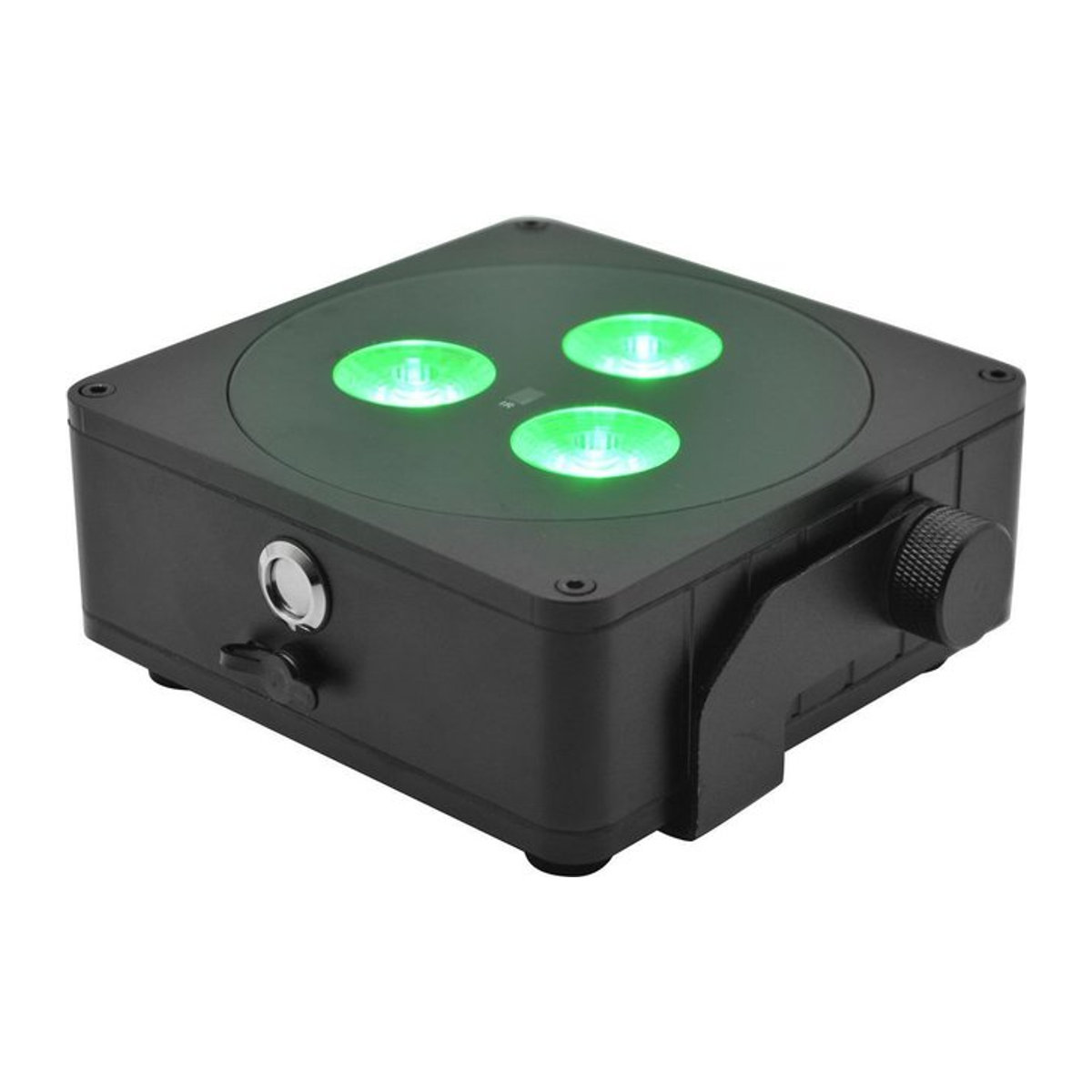 Eurolite AKKU IP Flat Light 3 sw LED Effektstrahler Außenstrahler Schwarz IP65 - Bild 1