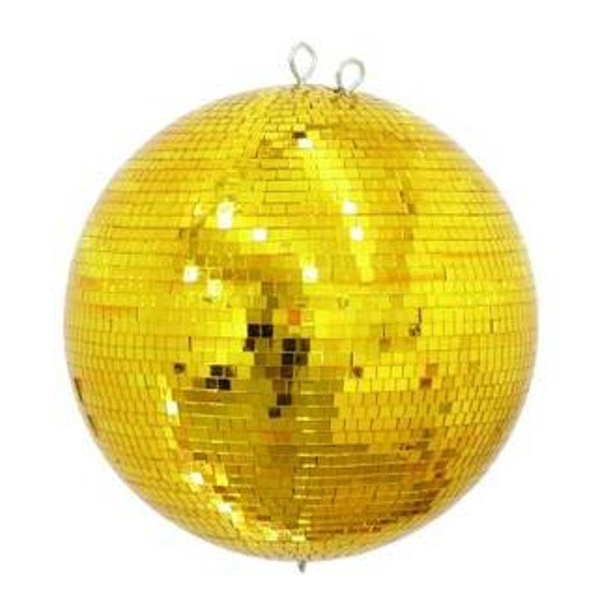 Eurolite Discokugel in Gold, hängende Dekoration aus Kunststoff und Glas, Durchmesser: 40 cm - Bild 1