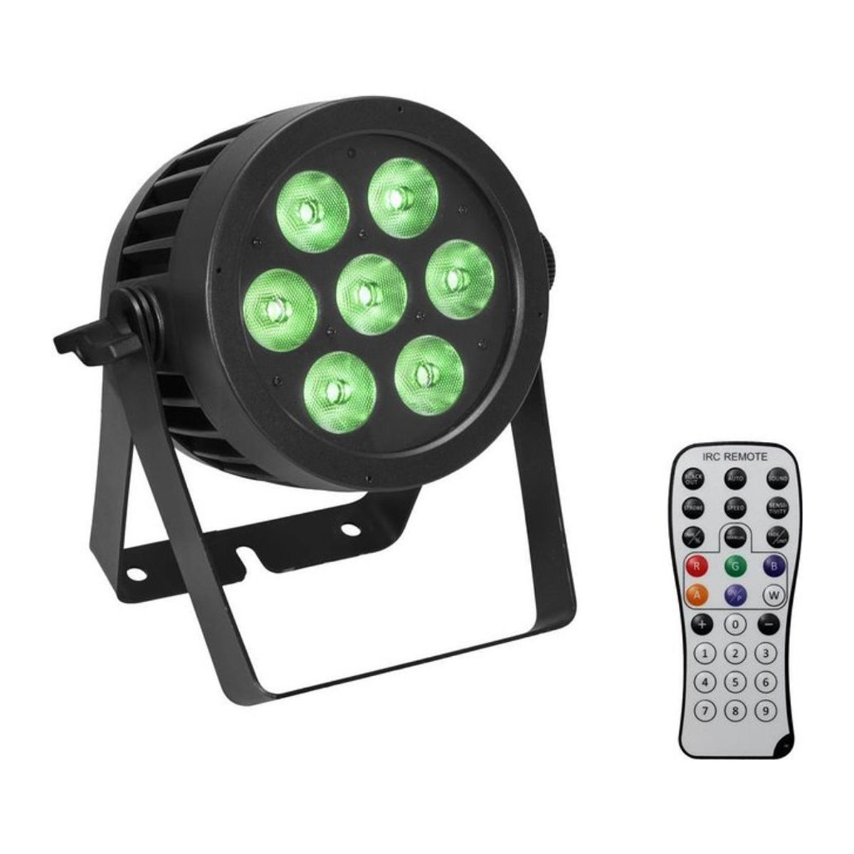Eurolite IP PAR LED-Effektstrahler Schwarz mit 7x9W LEDs - Bild 1