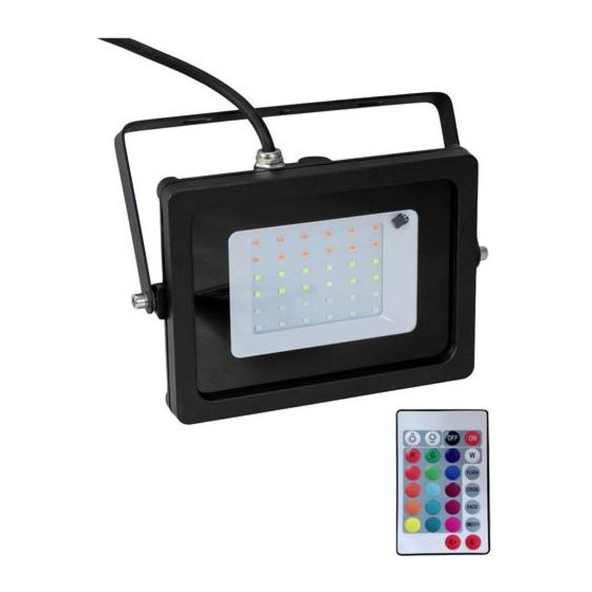 Eurolite LED Außenstrahler IP65 RGB 30W Schwarz Bunt - Bild 1