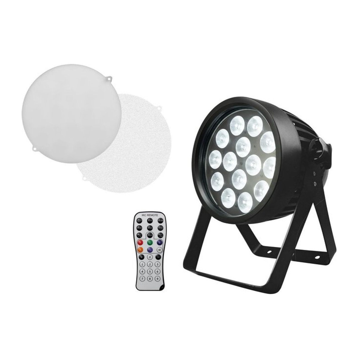 Eurolite LED IP PAR Effektstrahler Schwarz Kaltweiß IP65 mit 14x10W LEDs - Bild 1