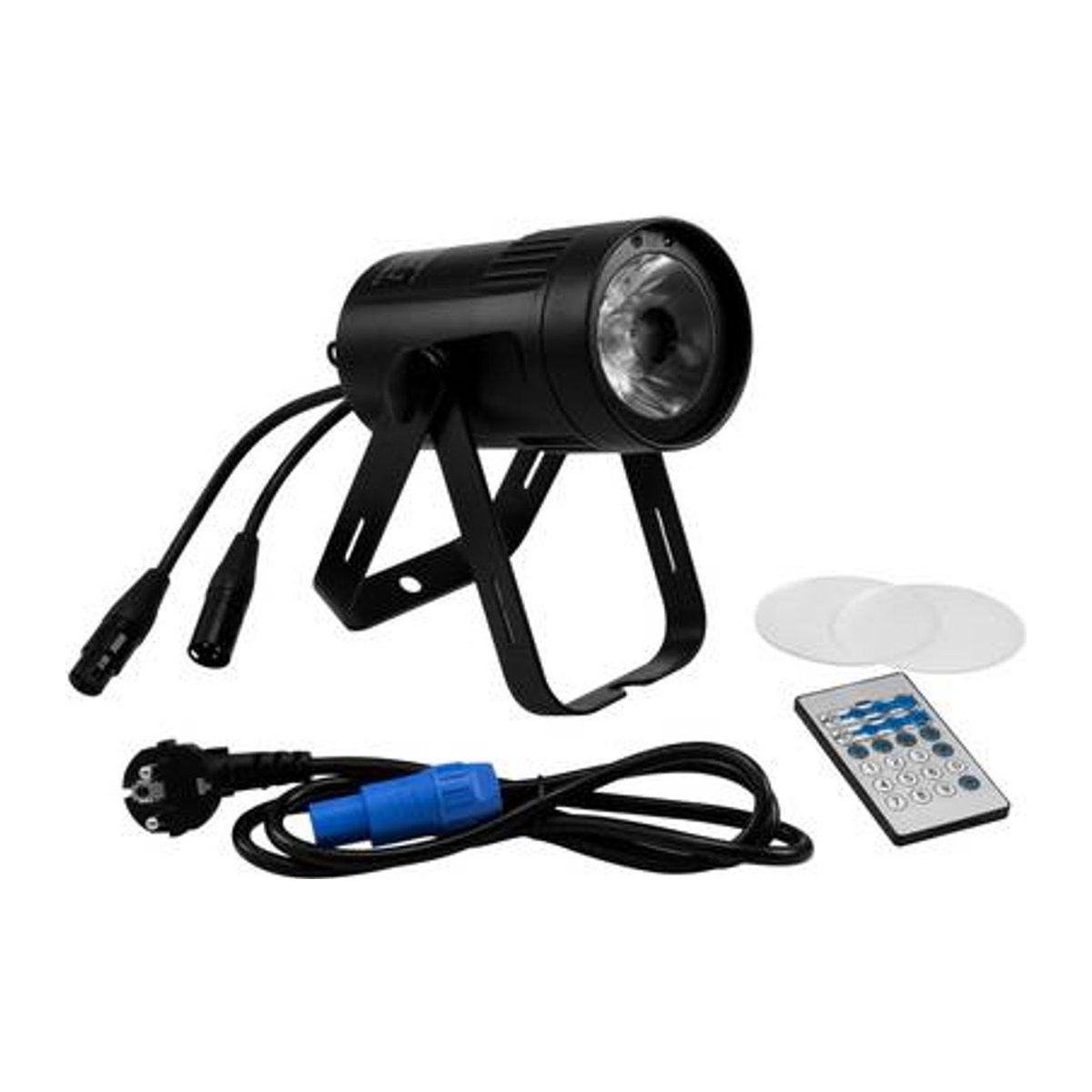 Eurolite PST-15W DMX LED-Effektstrahler in Schwarz mit warmweißem Licht - Bild 1