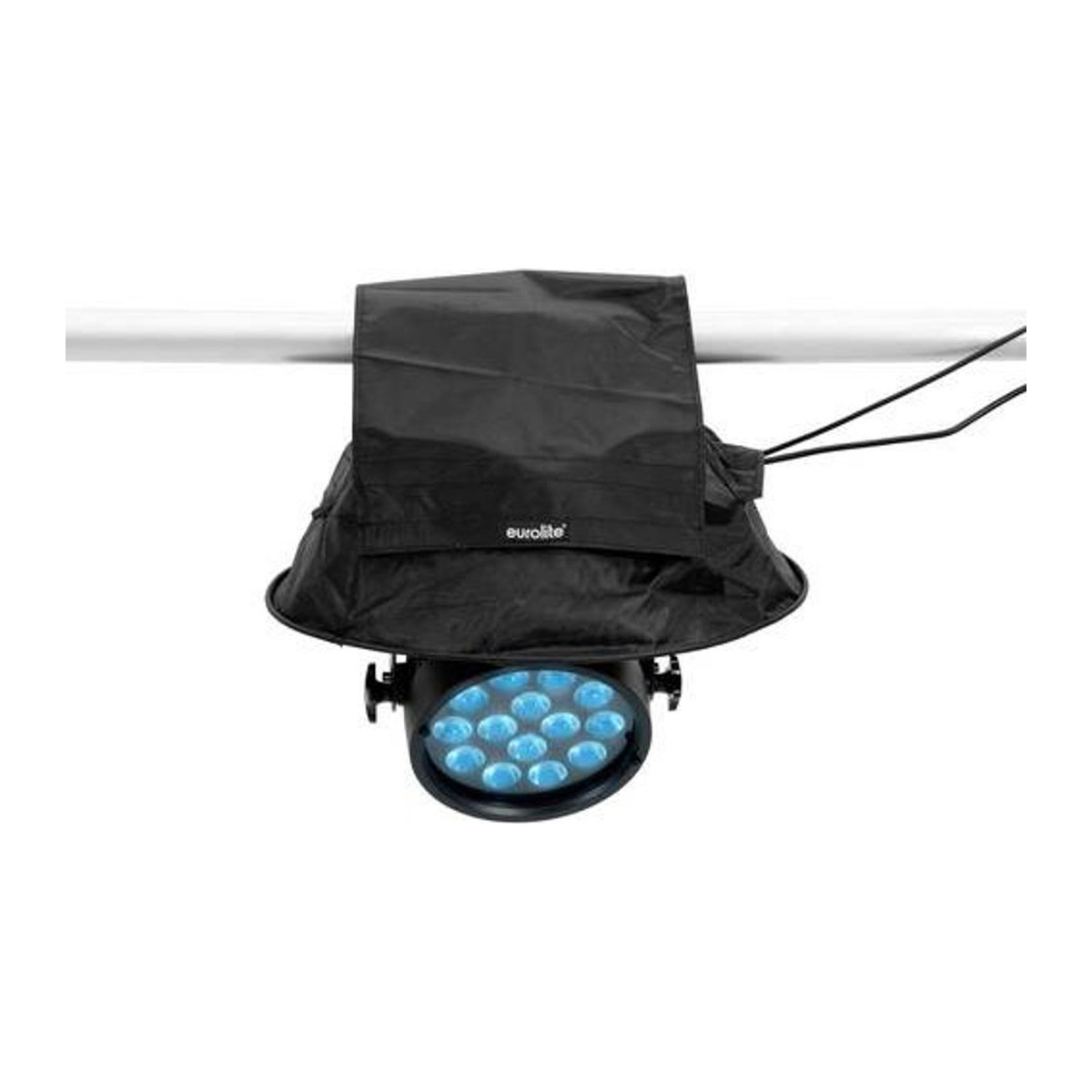 Eurolite Rain Cover Single Clamp Regenschutz Schwarz B: 53 cm, T: 53 cm, H: 24 cm - Bild 1