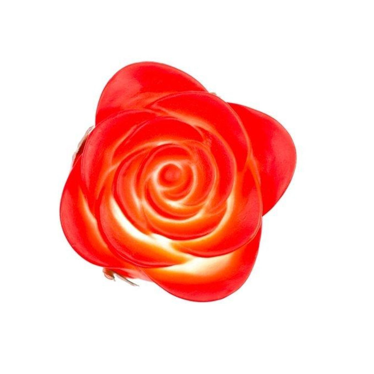 Eurowebbiz Künstliche Rose in Rot mit farbwechselnder LED-Beleuchtung zur Dekoration - Bild 2