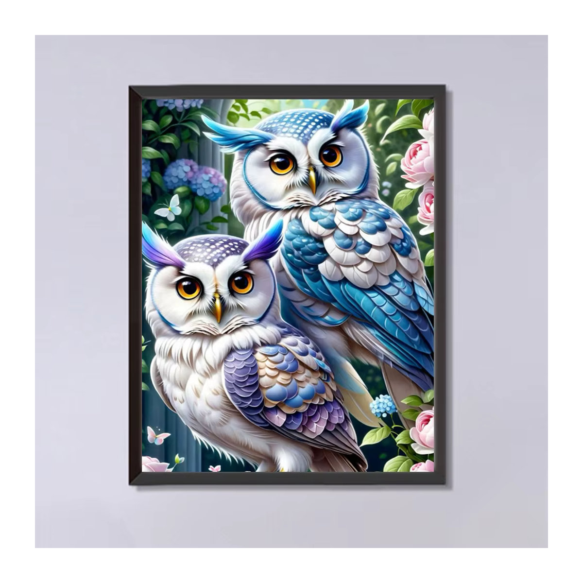 Ever shine Diamantstickerei Eule als Diamond Painting Set mit Mosaik-Tier-Motiv in Mehrfarbig - Bild 4