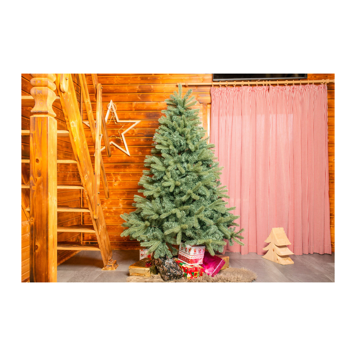 Evergreen künstlicher Weihnachtsbaum Vermont Fichte, grün, Höhe: 180 cm - Bild 3