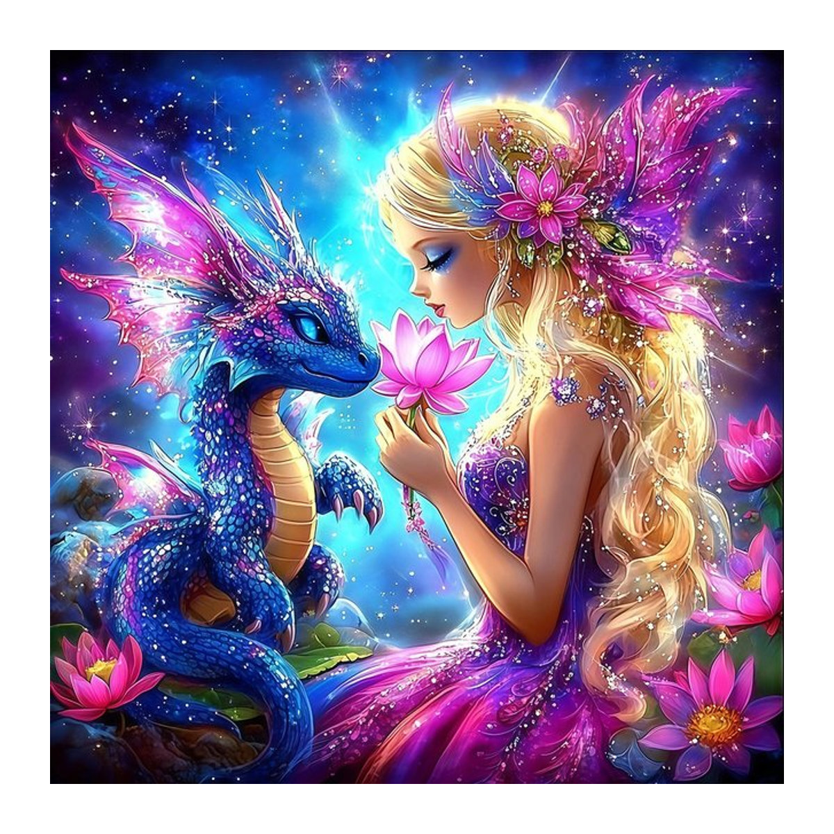 EverShine Diamantmalerei Dinosaurier Mosaik mit vollen Bohrern als 5D-DIY-Stickerei für Erwachsene in Mehrfarbig - Bild 1