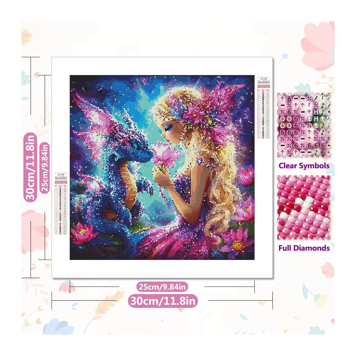 EverShine Diamantmalerei Dinosaurier Mosaik mit vollen Bohrern als 5D-DIY-Stickerei für Erwachsene in Mehrfarbig - Bild 2
