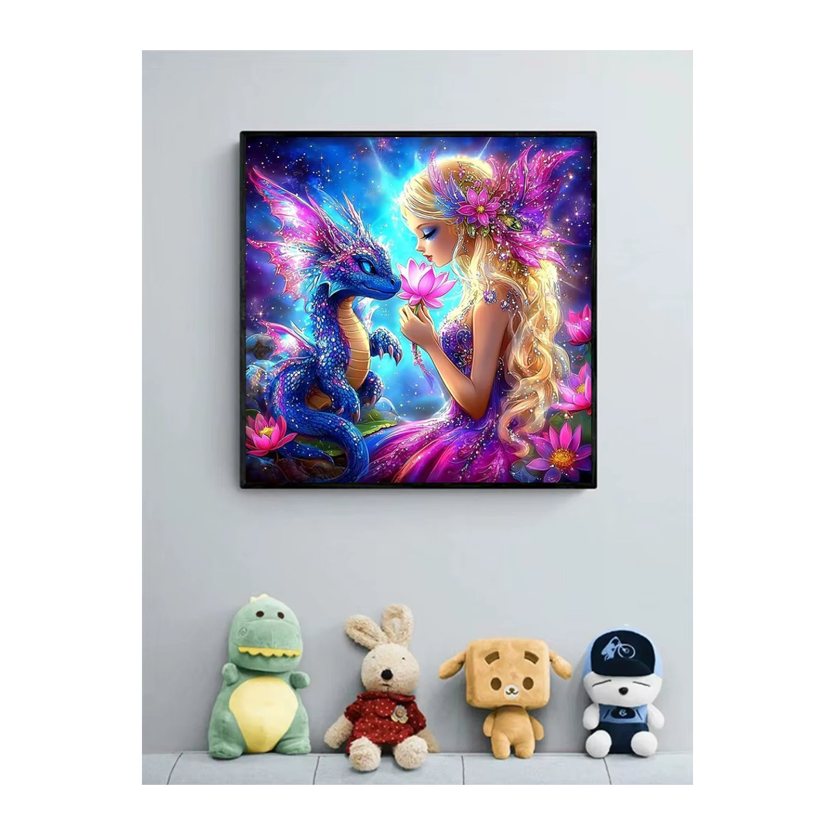 EverShine Diamantmalerei Dinosaurier Mosaik mit vollen Bohrern als 5D-DIY-Stickerei für Erwachsene in Mehrfarbig - Bild 4