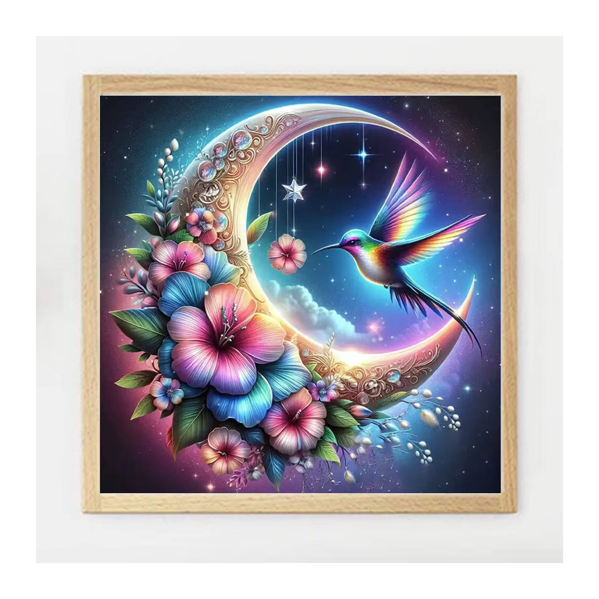 Evershine Diamond Painting Set mit Vogel- und Blumenmuster für Erwachsene in Mehrfarbig - Bild 4