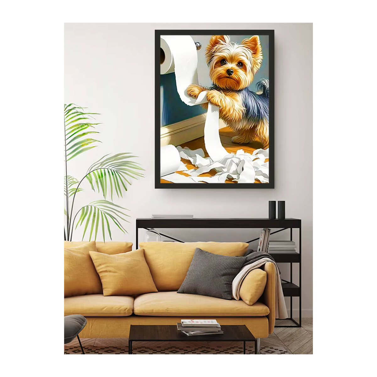 Evershine Hund Diamant Stickerei Cartoon Tier Malerei als Wandbild in Mehrfarbig - Bild 5