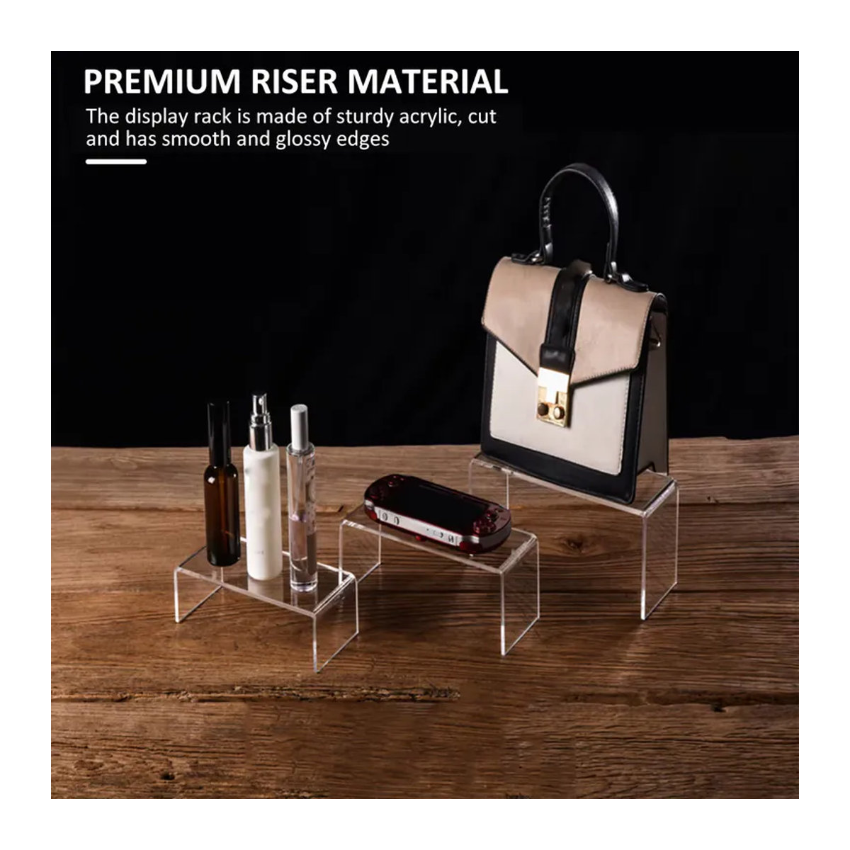 Everso Acryl U-förmiger Displayständer Transparent für Schmuck, Anime-Figuren und Sammlerstücke - Bild 3
