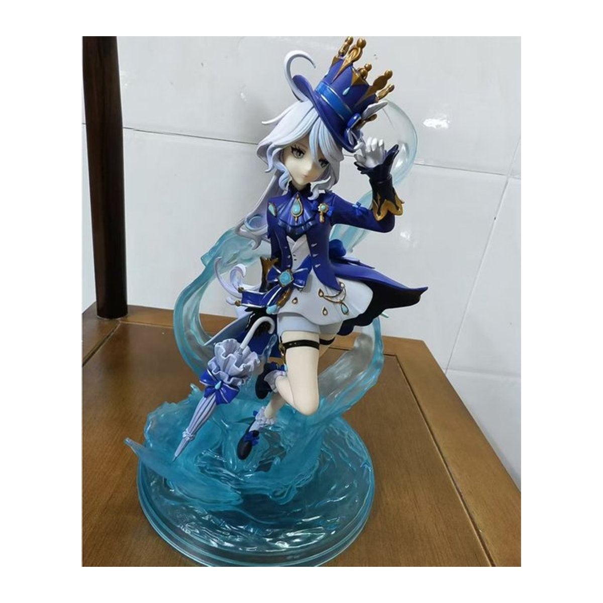 EVYVKV Genshin Impact Furina Action Figure Blau, Höhe: 23 cm - Bild 1