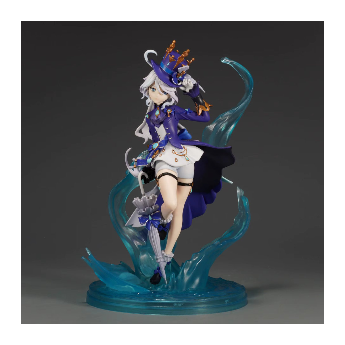 EVYVKV Genshin Impact Furina Action Figure Blau, Höhe: 23 cm - Bild 2