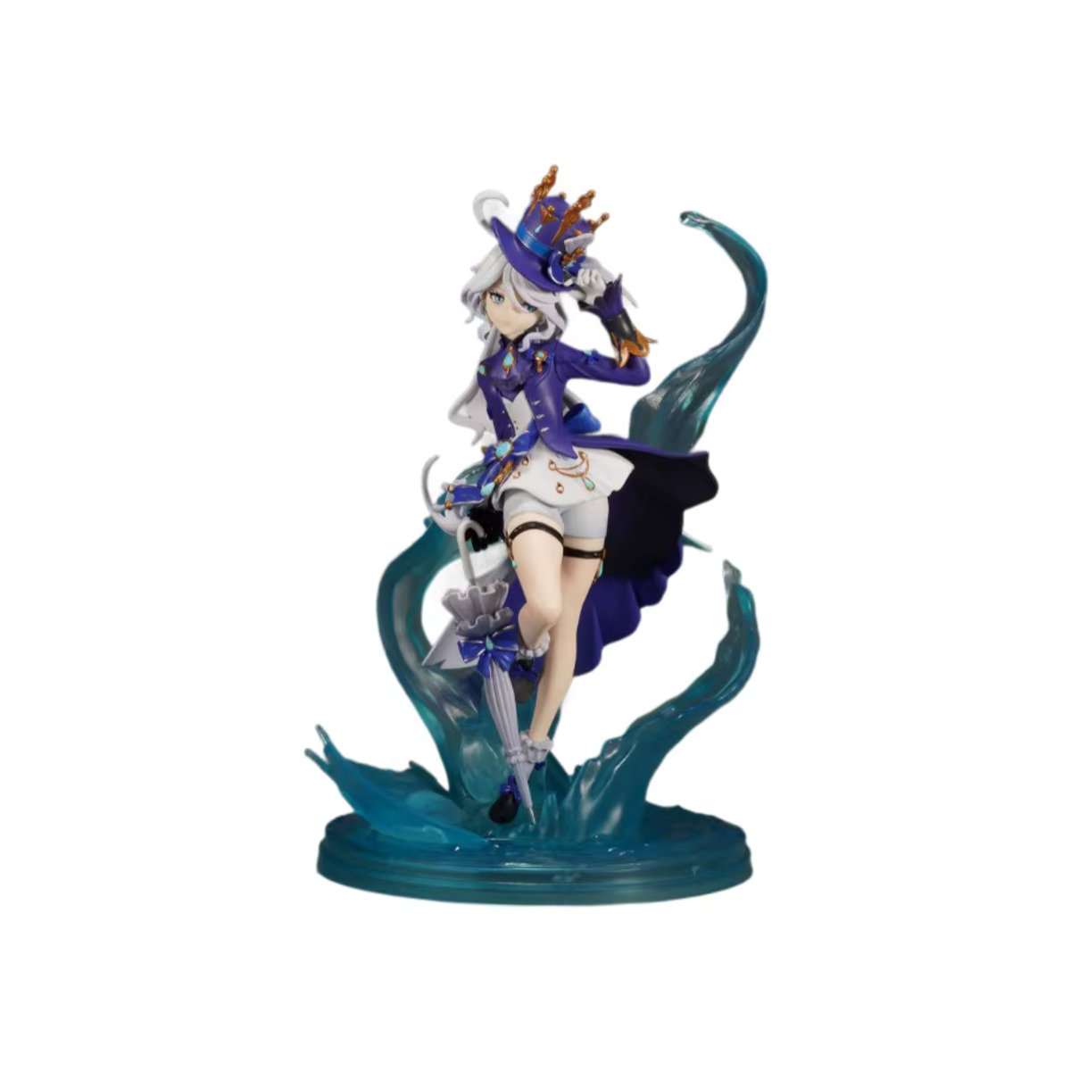 EVYVKV Genshin Impact Furina Action Figure Blau, Höhe: 23 cm - Bild 3
