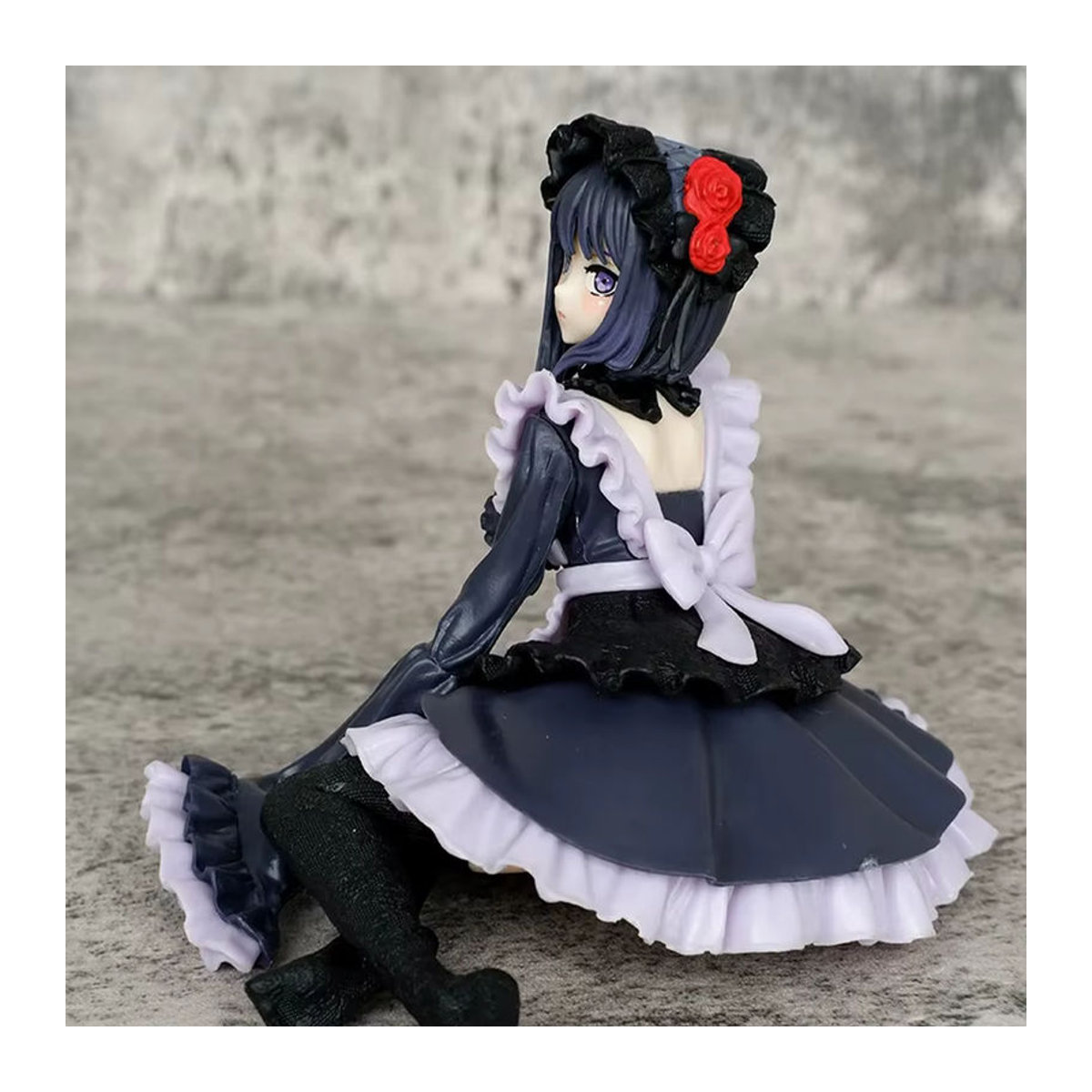 EVYVKV My Dress-Up Darling Kitagawa Marin Maid Outfit Actionfigur in Schwarz aus Kunststoff für deine Sammlung - Bild 3