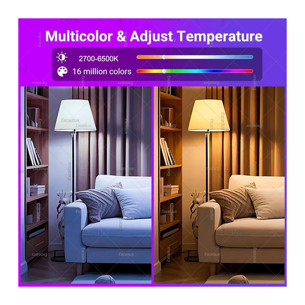 Ewelink Smart-Lampe E27 LED-Birne mit ZigBee/WiFi, 15 W, RGB+CW+WW in Bunt und Weiß, kompatibel mit Amazon Alexa und Google Home Assistant - Bild 2