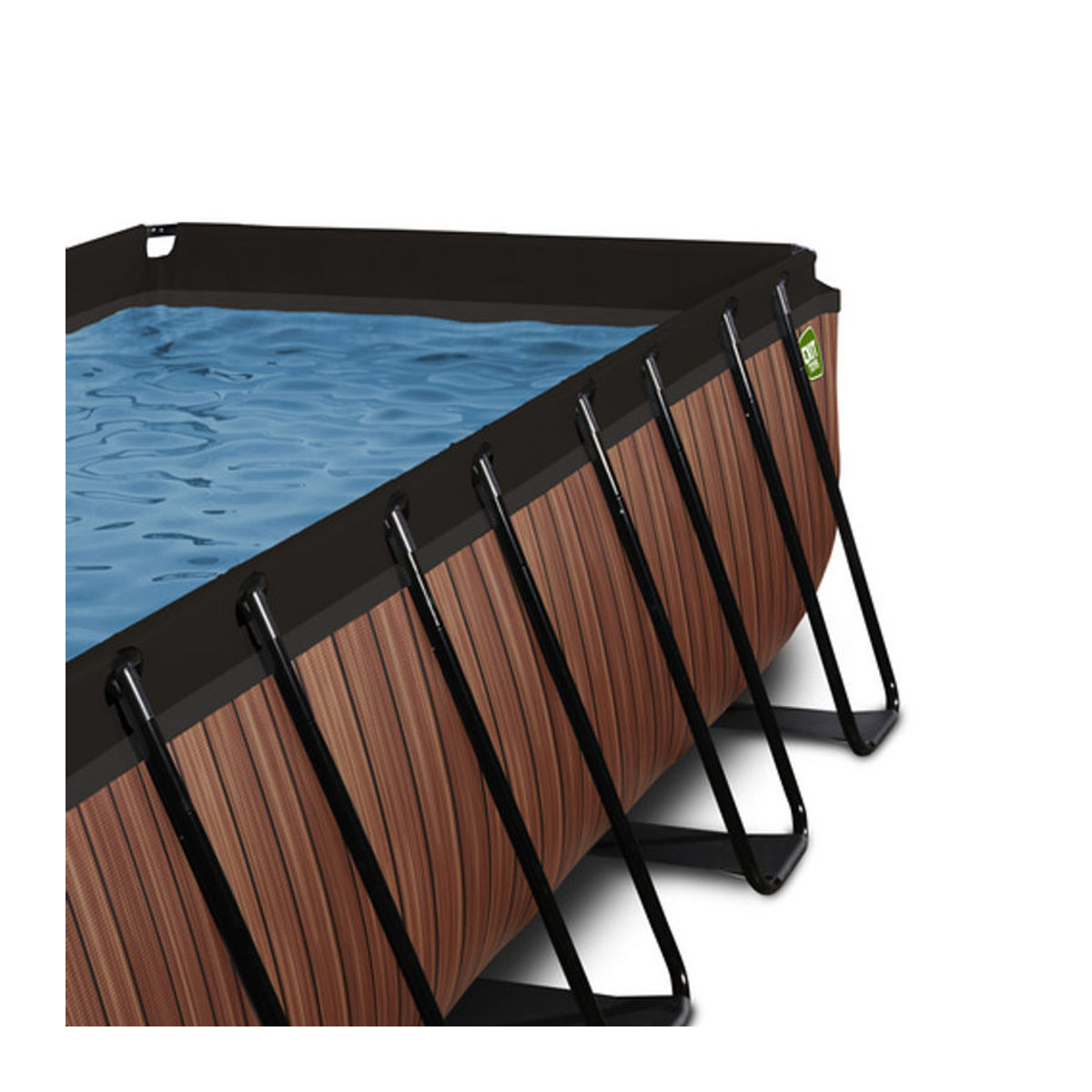 EXIT Frame Pool mit Filterpumpe in Braun oder Blau, B/T/H: 540 x 250 x 100 cm - Bild 3