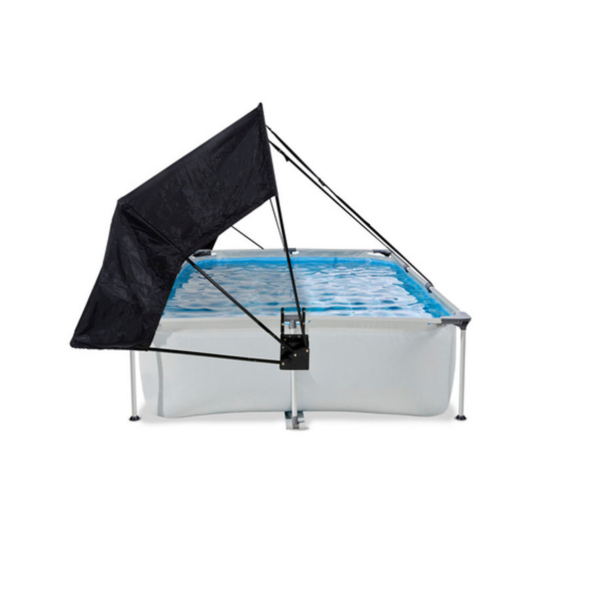 EXIT Toys Pool mit Kartuschenfilteranlage in Grau und Blau, B/H: 251 x 159 cm - Bild 2
