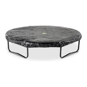 EXIT Trampolin Abdeckplane aus Kunststoff in Schwarz mit Durchmesser 253 cm