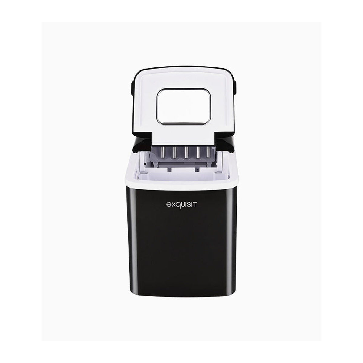 Exquisit EM 6002 sw Elektrogerät in Schwarz/Weiß mit minimalistischem Design, B/T/H: 31,5 x 31,5 x 22,9 cm - Bild 2