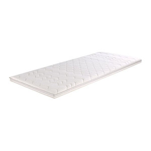 f.a.n. 7-Zonen THERMO-Watergel Topper XXL Soft Plus, Weiß, B: 90 cm, L: 200 cm
