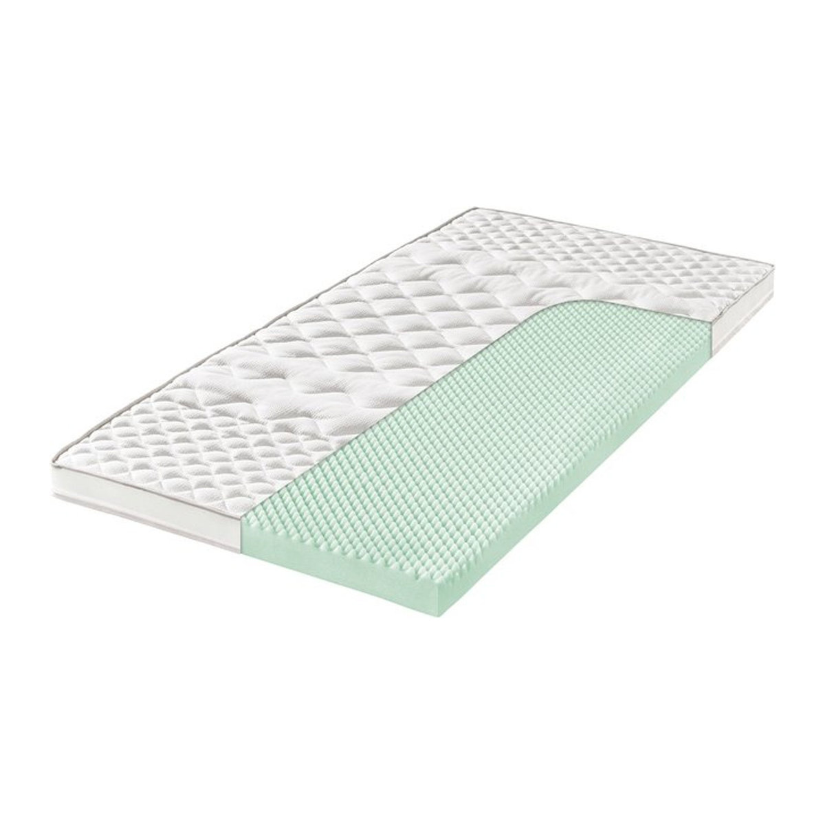 f.a.n. Matratzentopper Big XXL in Weiß, B: 180 cm, L: 200 cm, H: 4 cm - Bild 1