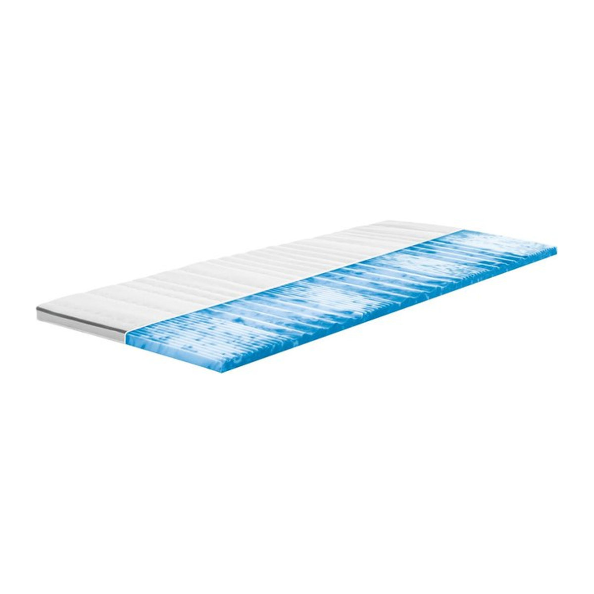 f.a.n. Topperauflage Evina Blau B/T: 120 x 200 cm - Bild 1