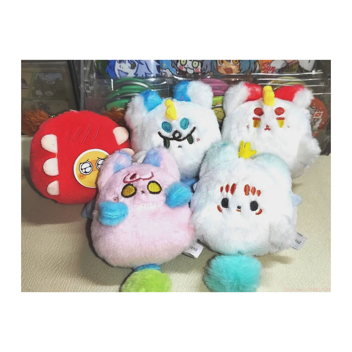 Fabulous Beasts Fluffy Ball Series Anime Figur Blind Box Mystery Box mit niedlichem Mini-Cartoon-Anhänger und Schlüsselanhänger in Mehrfarbig - Bild 5