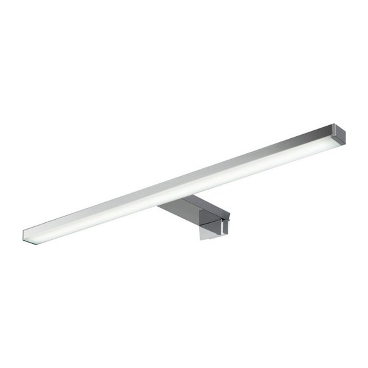 Fackelmann LED-Aufsatzleuchte in Chrom und Bunt, Modern, 7W, Neutralweiß, B/H/T: 50,2 x 3,7 x 12,5 cm - Bild 1