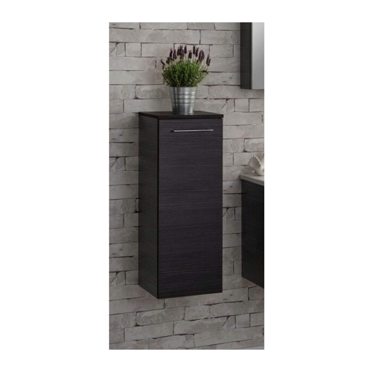 Fackelmann Midischrank b.perfekt in Nature-Oak, Modern, Braun, B/H/T: 30,2 x 81 x 32 cm - Bild 1
