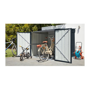 Fahrradgarage Family von Globel Industries in Anthrazit mit 3,82 m²