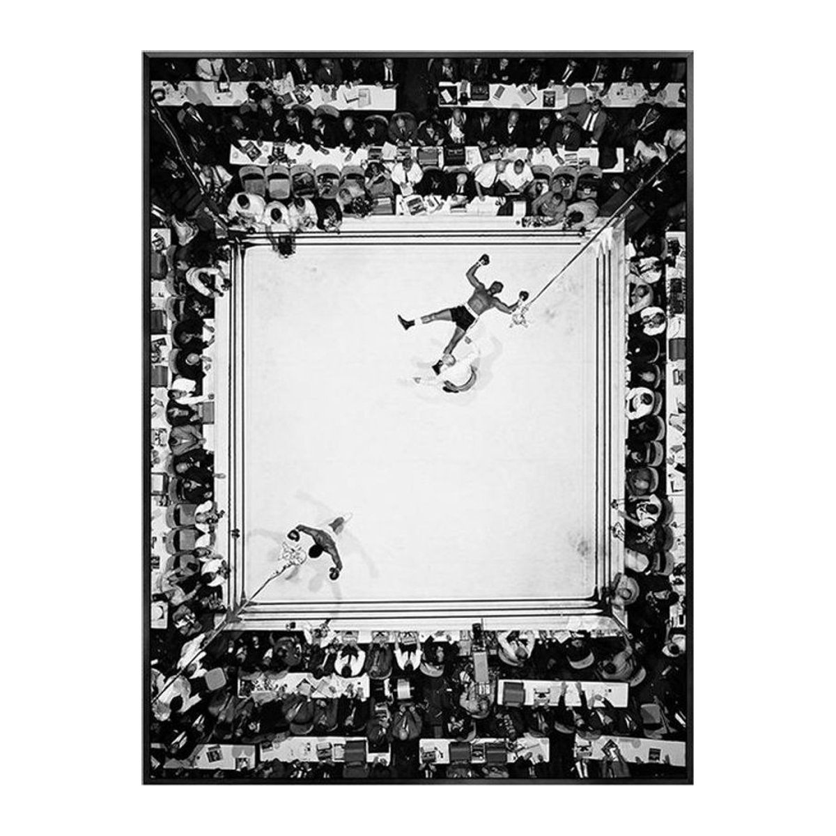Fairy Art Gallery Vintage Leinwand Wandbild Muhammad Ali Boxhandschuhe mit Zitaten, Hochformat, Rahmenlos, Breite: 21 cm, Höhe: 30 cm - Bild 1
