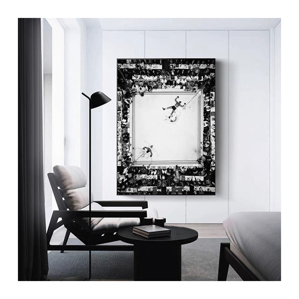 Fairy Art Gallery Vintage Leinwand Wandbild Muhammad Ali Boxhandschuhe mit Zitaten, Hochformat, Rahmenlos, Breite: 21 cm, Höhe: 30 cm - Bild 3