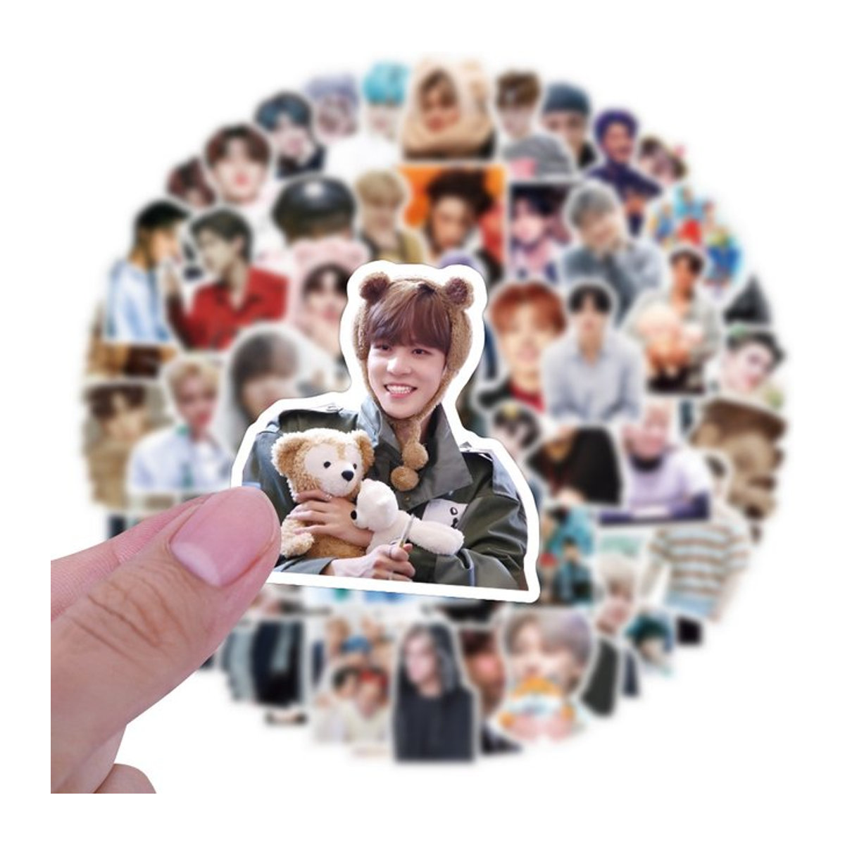 FANLU ATEEZ KPOP Aufkleber Set, mehrfarbig, wasserfeste Graffiti Sticker zur Dekoration - Bild 1
