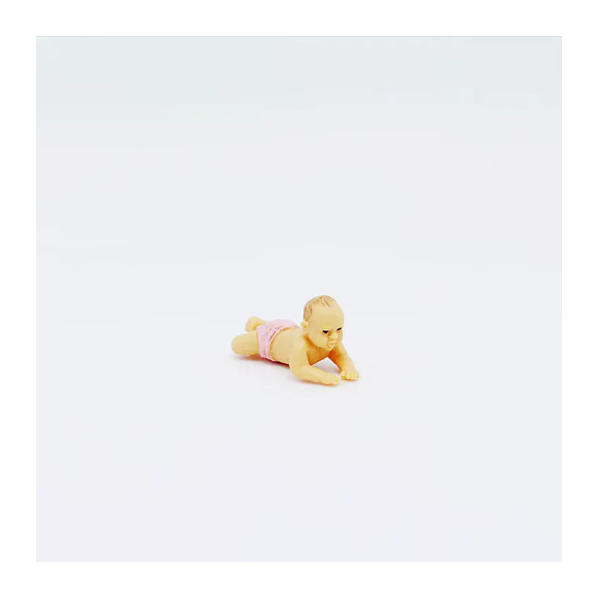 FanMoEpoch Miniatur-Figuren für Kinder als Dekoration und pädagogisches Spielzeug, Baby-Modell in Blau und Beige aus Kunstharz - Bild 4