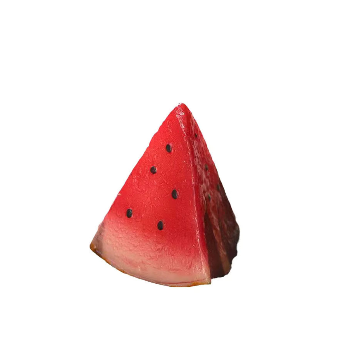 Farbwechselndes Wassermelonen-Ornament aus Kunstharz in Rot für deinen Teetisch - Bild 5