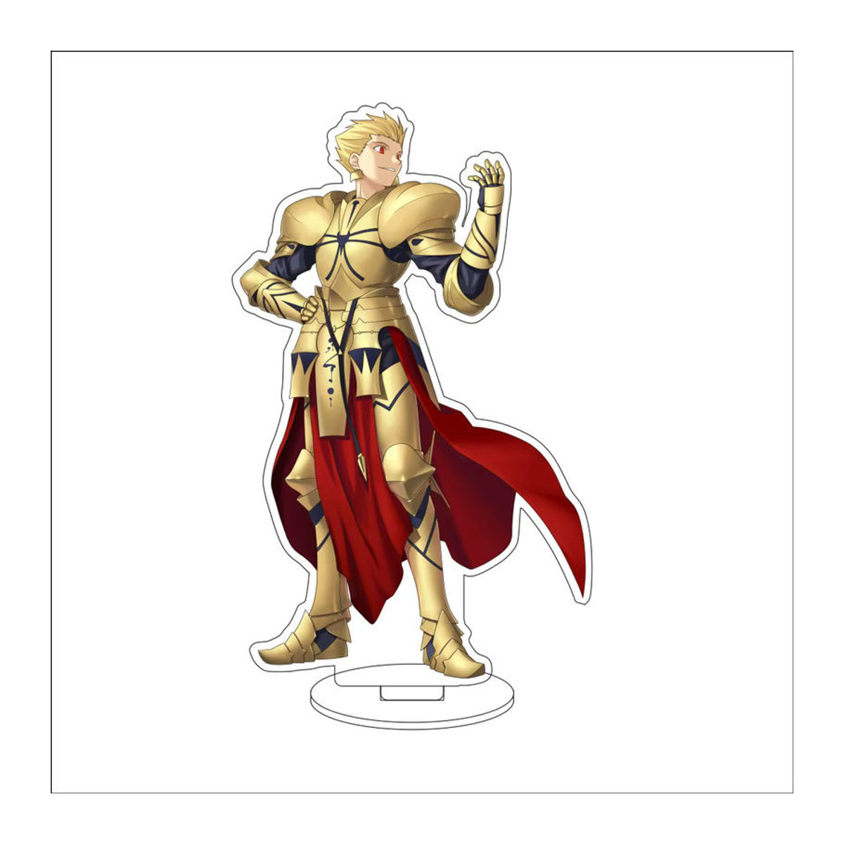 Fate Stay Night Anime Acryl Stand Figur Tamamo no Mae und Shirou Emiya Dekoration, mehrfarbig, Höhe: 16 cm - Bild 2