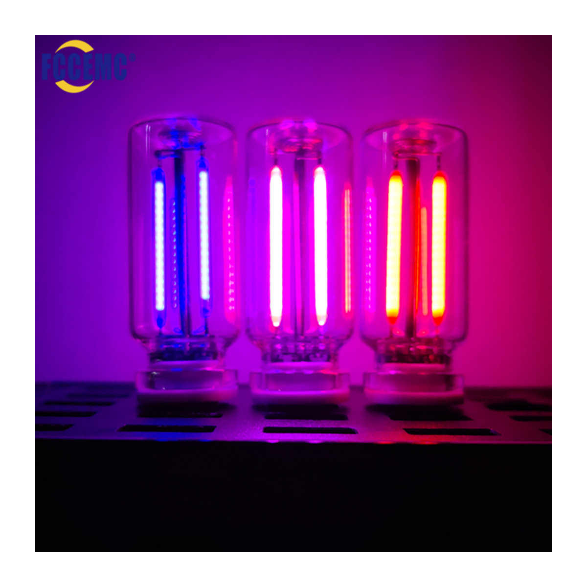 Fccemc Tragbares USB-Touch-Nachtlicht aus Glas in Bunt, Minimalistisches LED-Plug-and-Play-Nachtlicht für Auto, Schlafzimmer und Camping - Bild 1