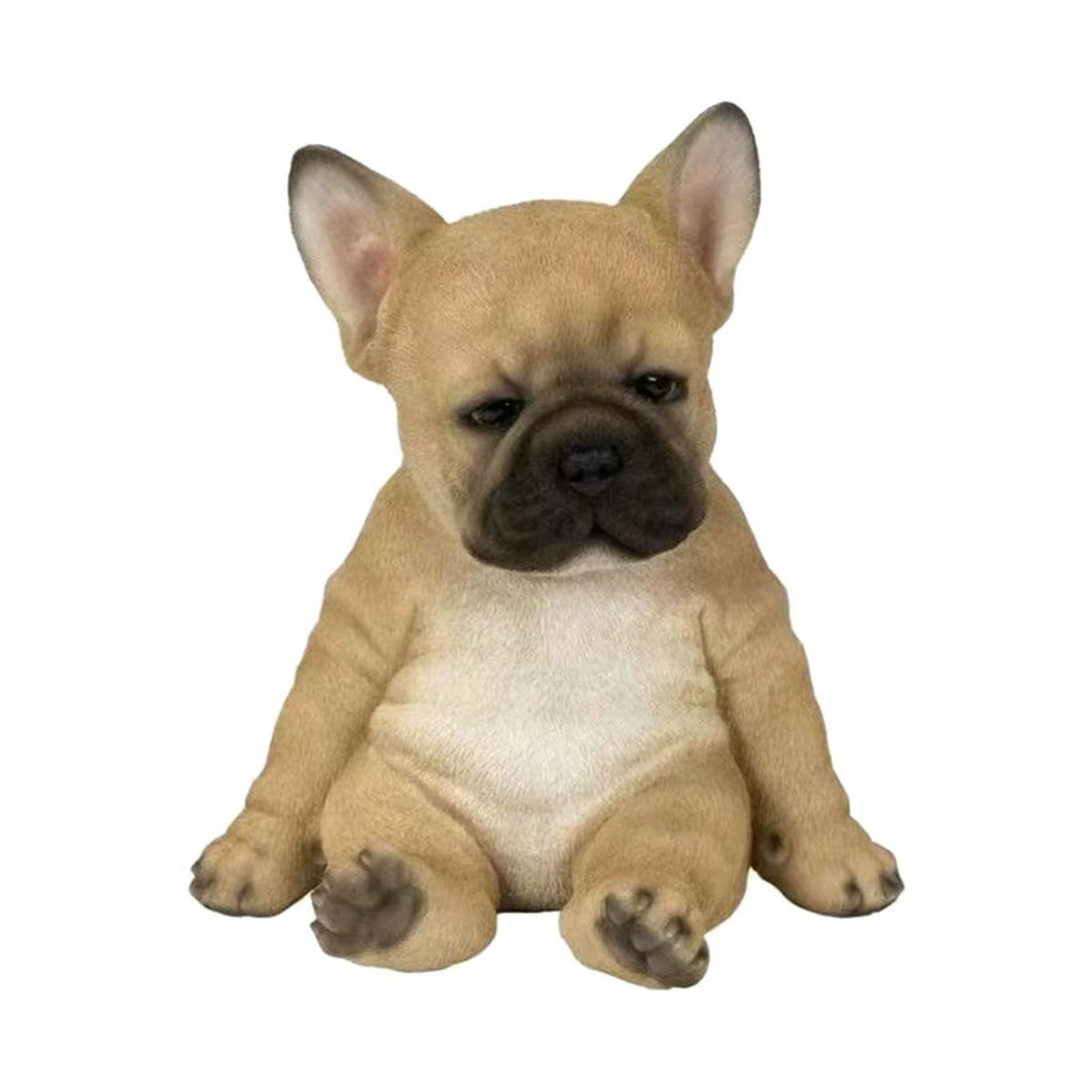 Fdit Hundefigur aus Kunstharz in Beige als dekorative Statue für Indoor und Outdoor - Bild 6
