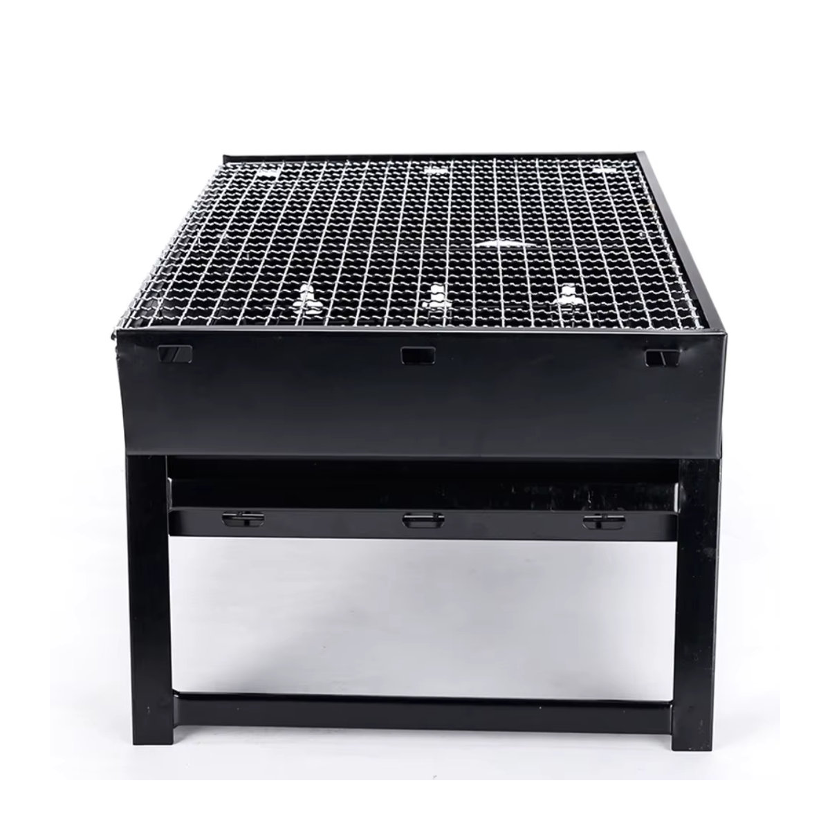 FEB.WIND Faltbarer Holzkohle-Grill aus Metall in Schwarz für Camping und Outdoor - Bild 6