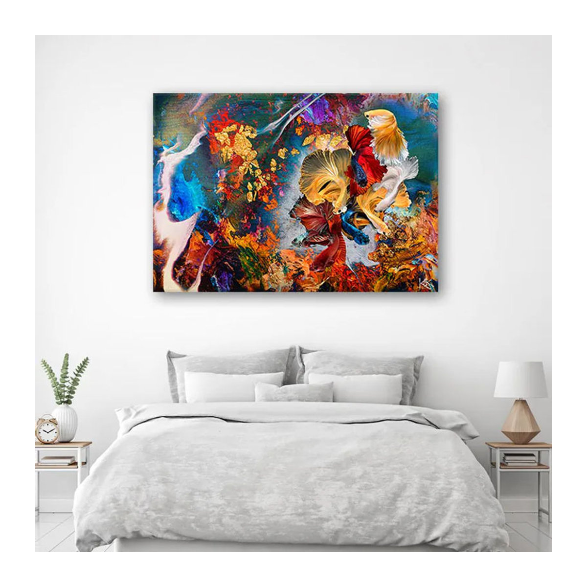 Feeby Leinwand Abstrakt B: 60 cm, H: 40 cm, Mehrfarbig - Bild 2