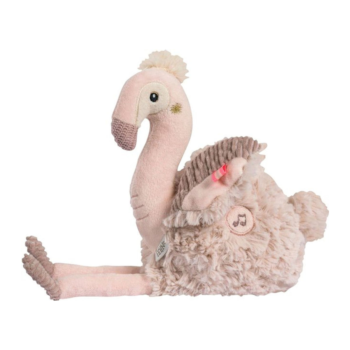 Fehn Einschlafhilfe Flamingo für Säuglinge, 31 cm - Bild 1