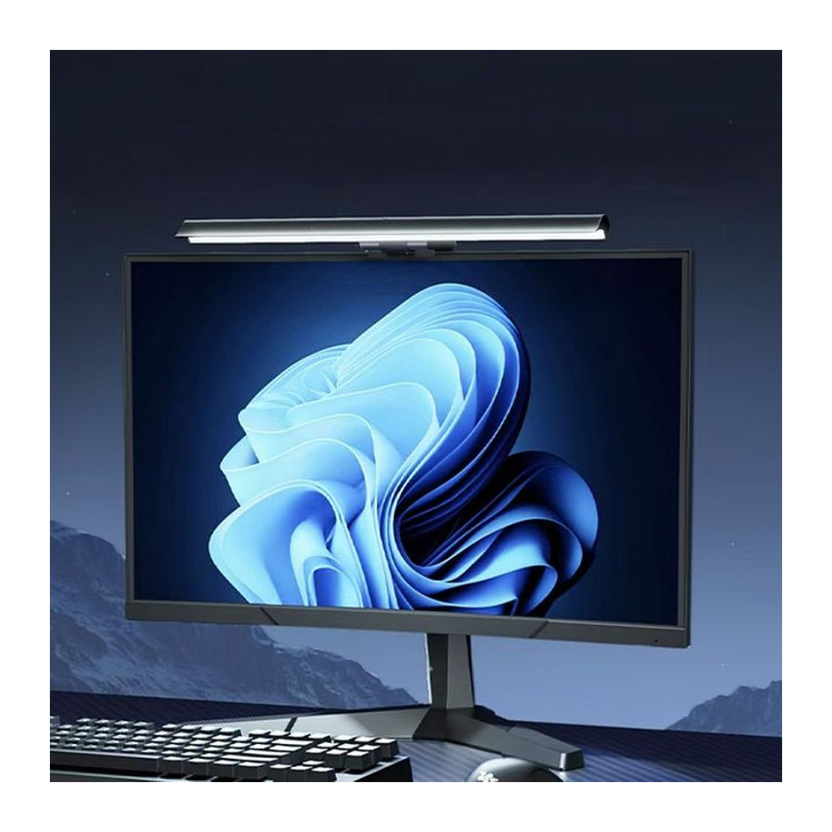 FEICAN CCT LED Monitor Lampe im minimalistischen Design für Computer, Gaming und Arbeit, Breite: 30 cm - Bild 1