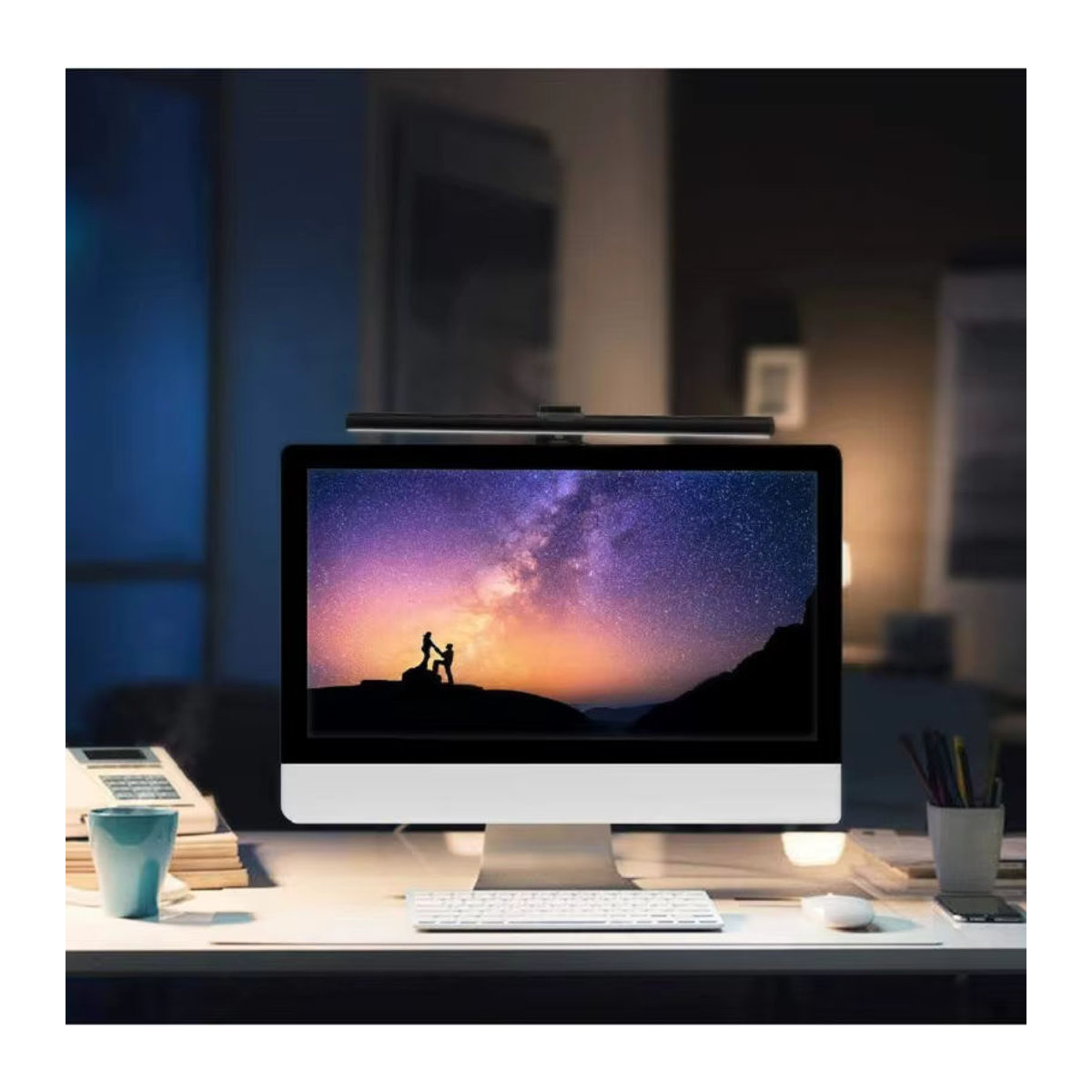 FEICAN CCT LED Monitor Lampe im minimalistischen Design für Computer, Gaming und Arbeit, Breite: 30 cm - Bild 5