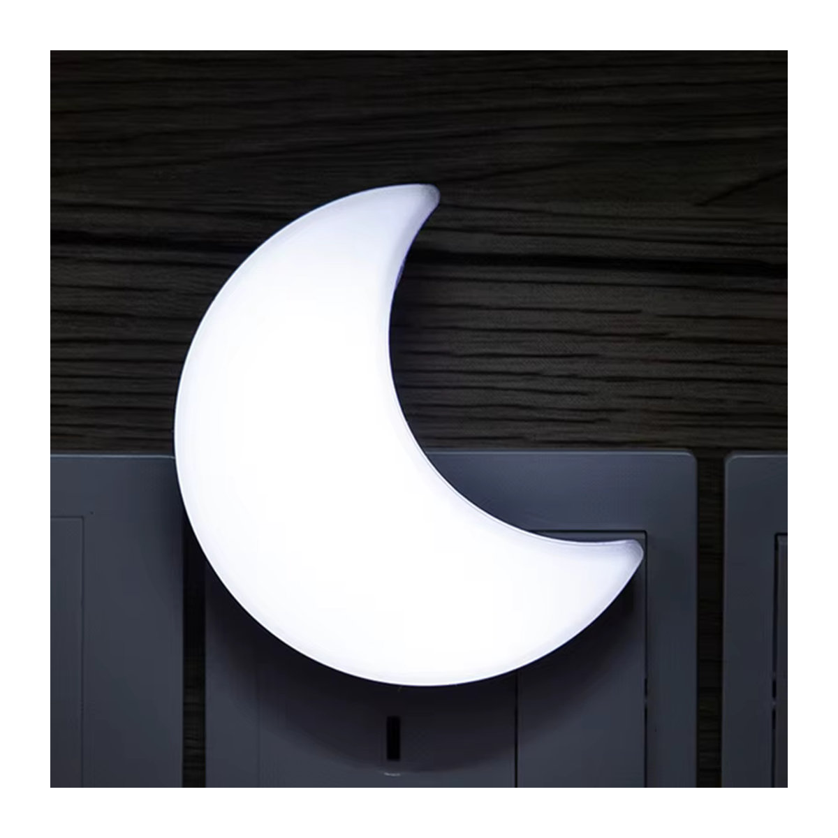 Feimefeiyou LED Mond Nachtlicht Wandlampe Bunt Minimalistisch für Kinderzimmer und Schlafzimmer - Bild 2