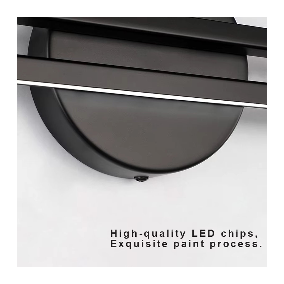 Feimefeiyou LED Wandleuchte im modernen skandinavischen Design aus Acryl in Schwarz - Bild 3
