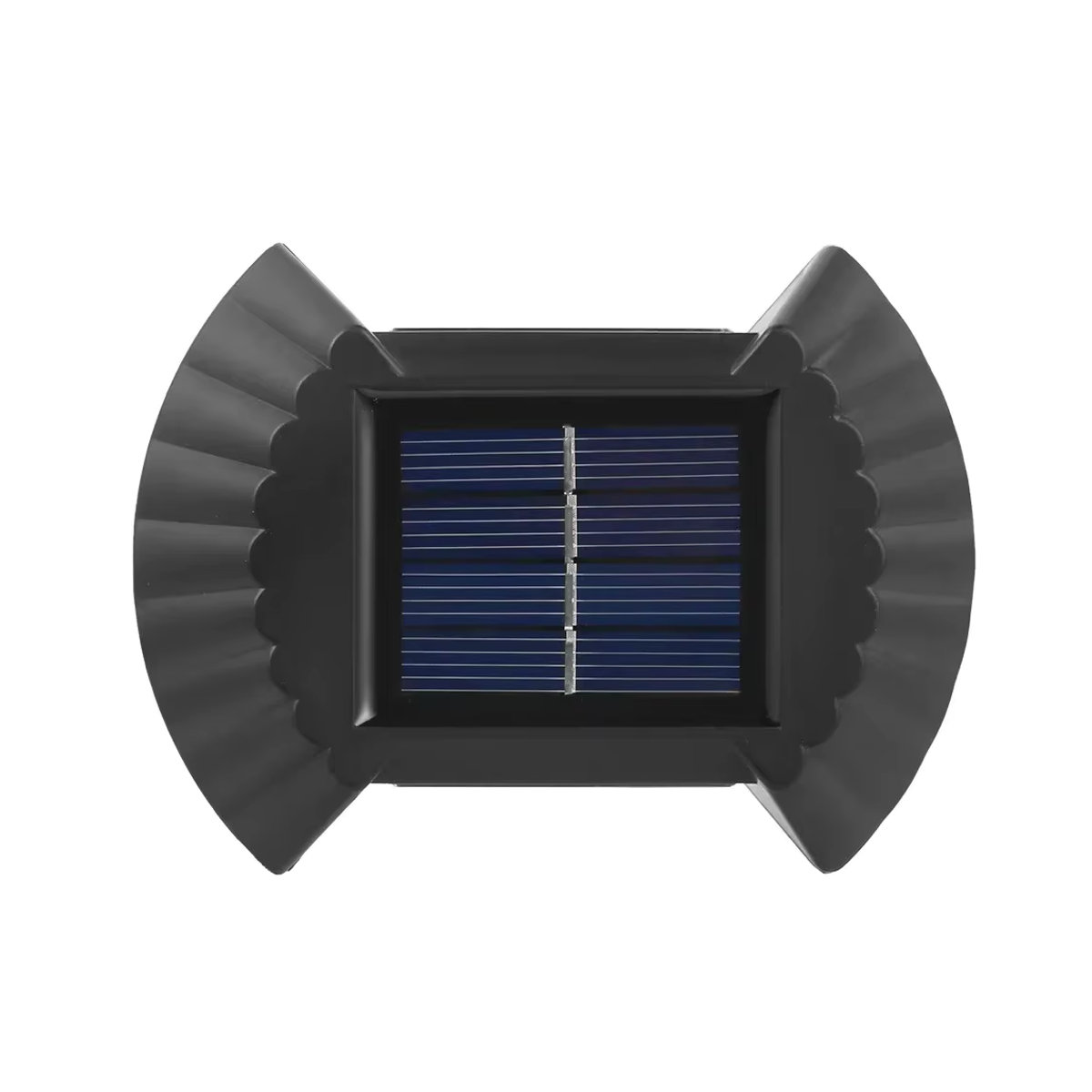 Feimefeiyou Moderne LED Solar Wandleuchte Schwarz Wasserdicht für Garten und Zaun - Bild 7